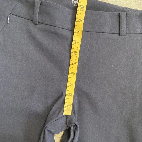 Pivotte Technical Stretch 24/7 Navy Blue Bordeaux Trouser Pants Size 12 - Picture 4 of 11